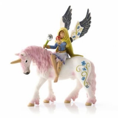 Schleich - Elf Figurine Bilara With Enhörning
